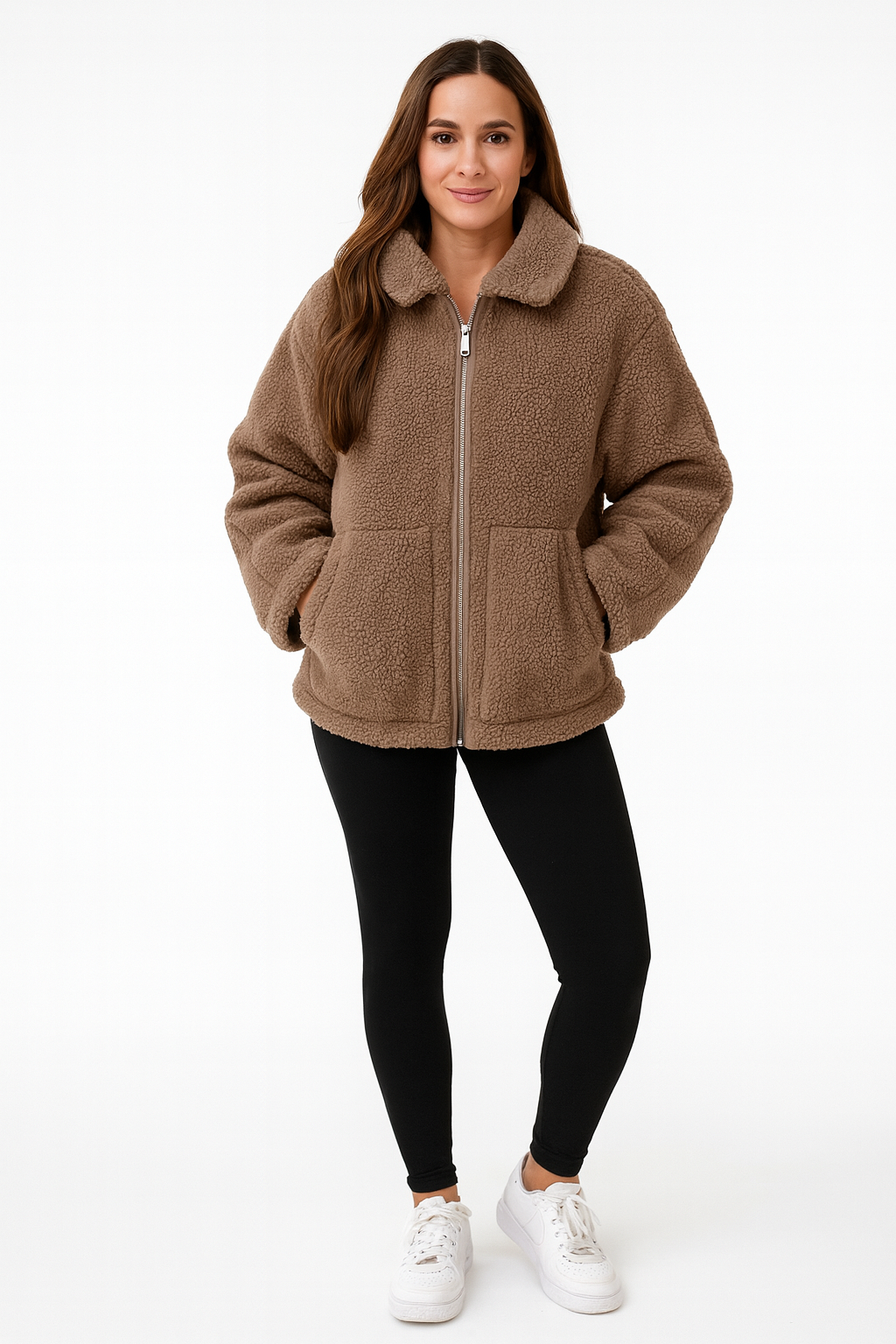 Triplechic™ Cozy Lapel Fleece Coat