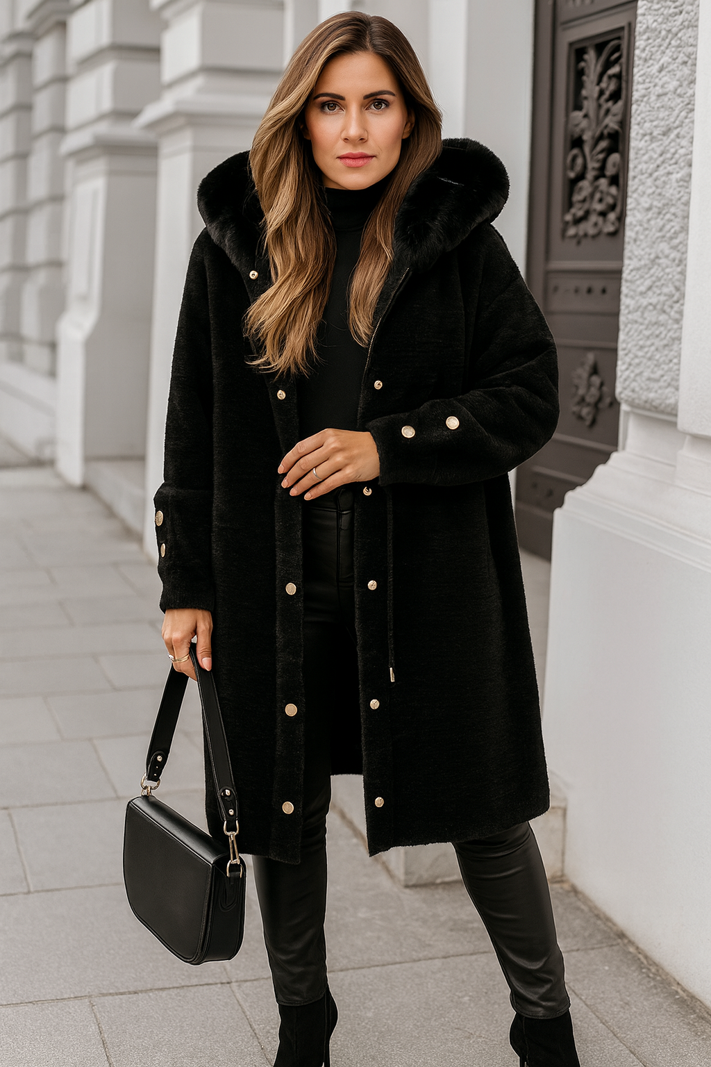 Triplechic™ Luxe Mink Cardigan Coat