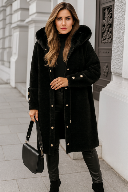 Triplechic™ Luxe Mink Cardigan Coat