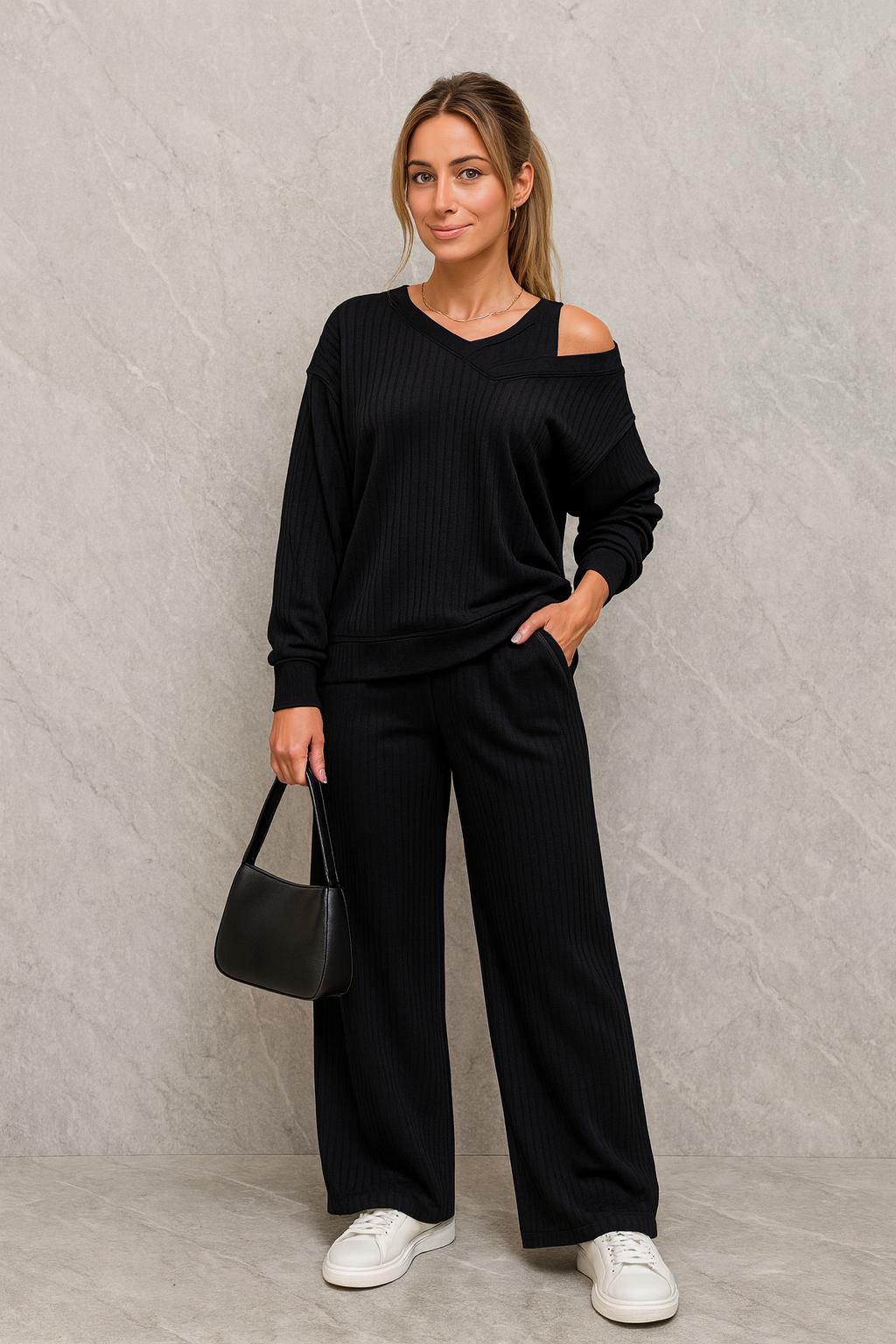 Triplechic™ V-Neck Vest 3-Piece Set