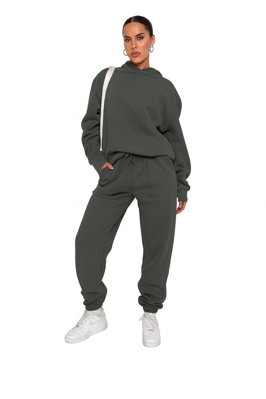 Triplechic™ Essential Solid Hoodie Set