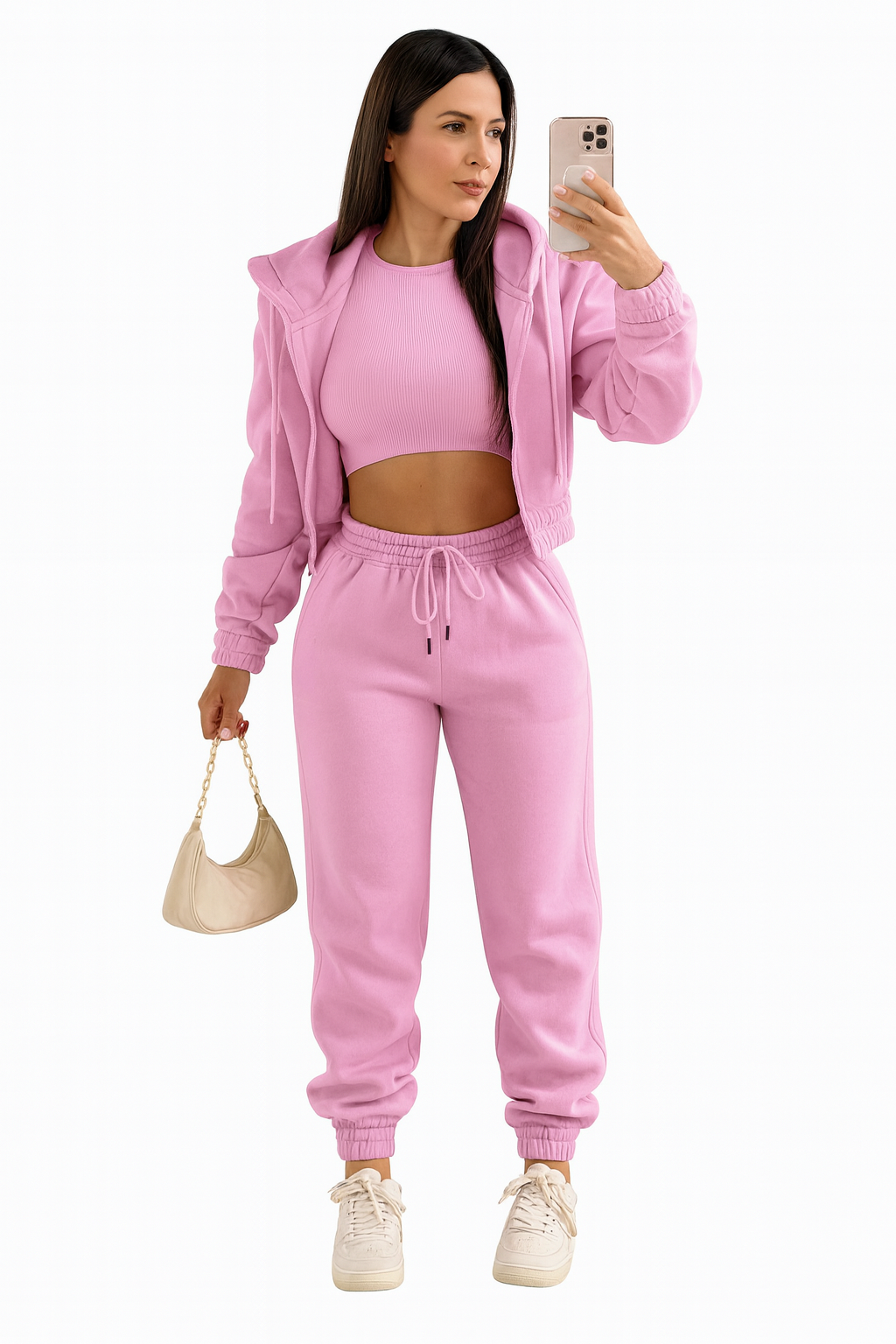 Triplechic™ Plush 3-Piece Hoodie Lounge Set