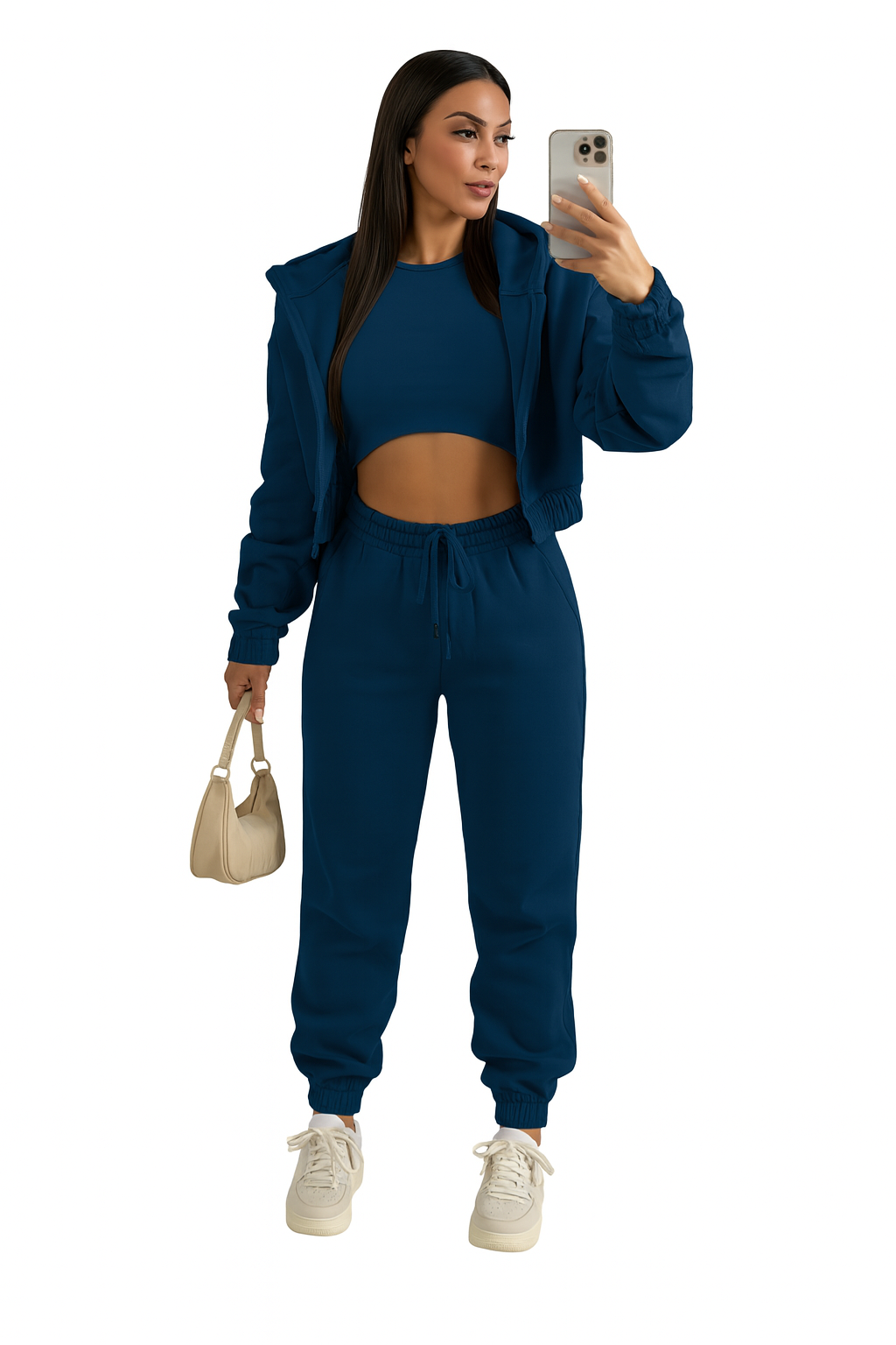 Triplechic™ Plush 3-Piece Hoodie Lounge Set