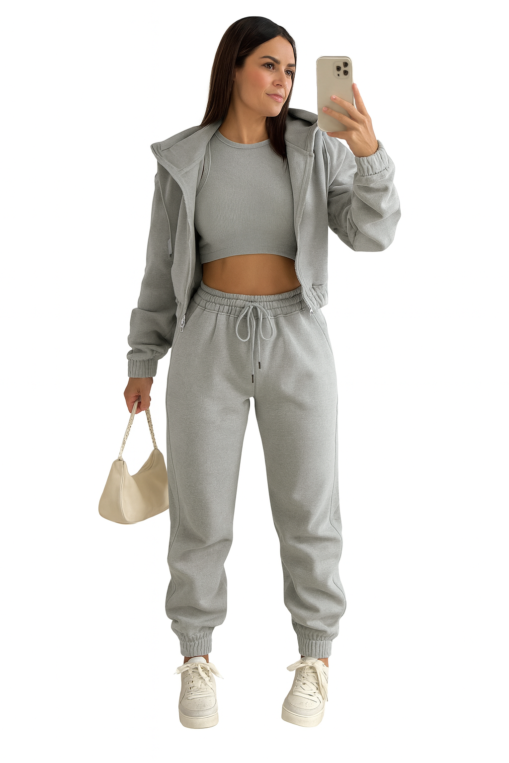 Triplechic™ Plush 3-Piece Hoodie Lounge Set