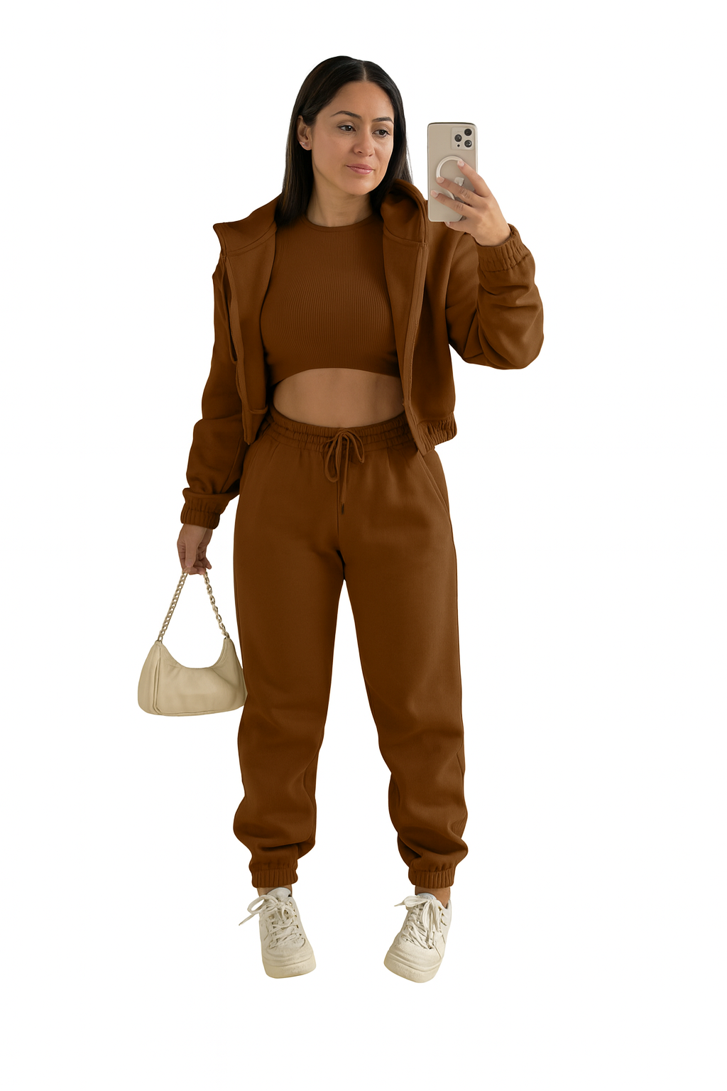 Triplechic™ Plush 3-Piece Hoodie Lounge Set