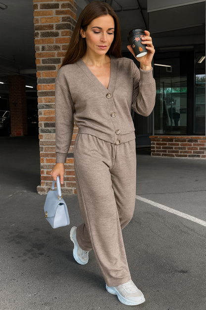 Triplechic™ Casual Cardigan Sport Set