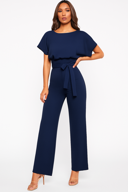Triplechic™ Everyday Tie-Waist Jumpsuit