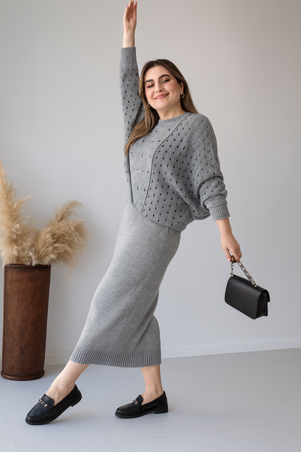 Triplechic™ Knit Skirt Set