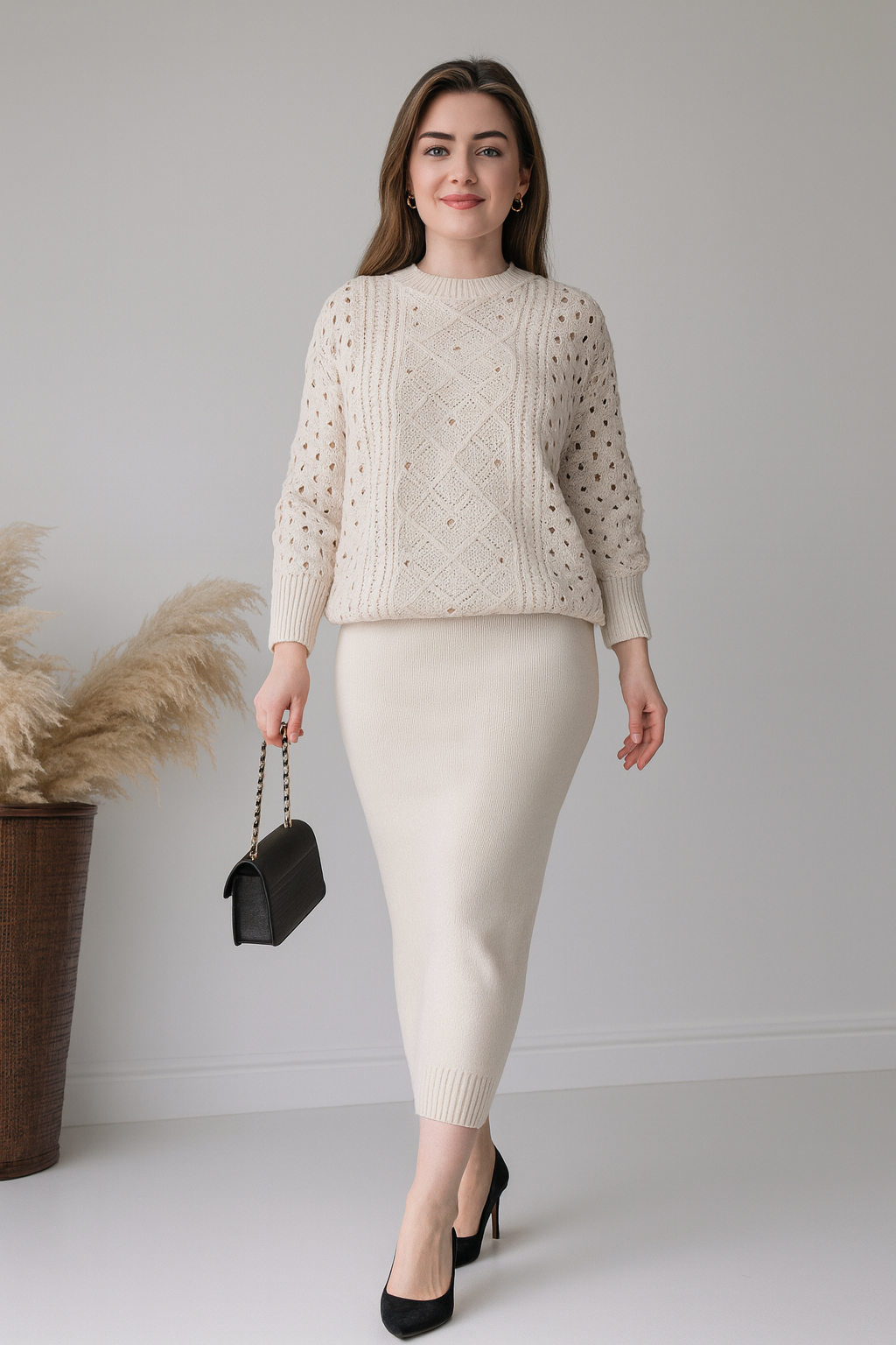 Triplechic™ Knit Skirt Set