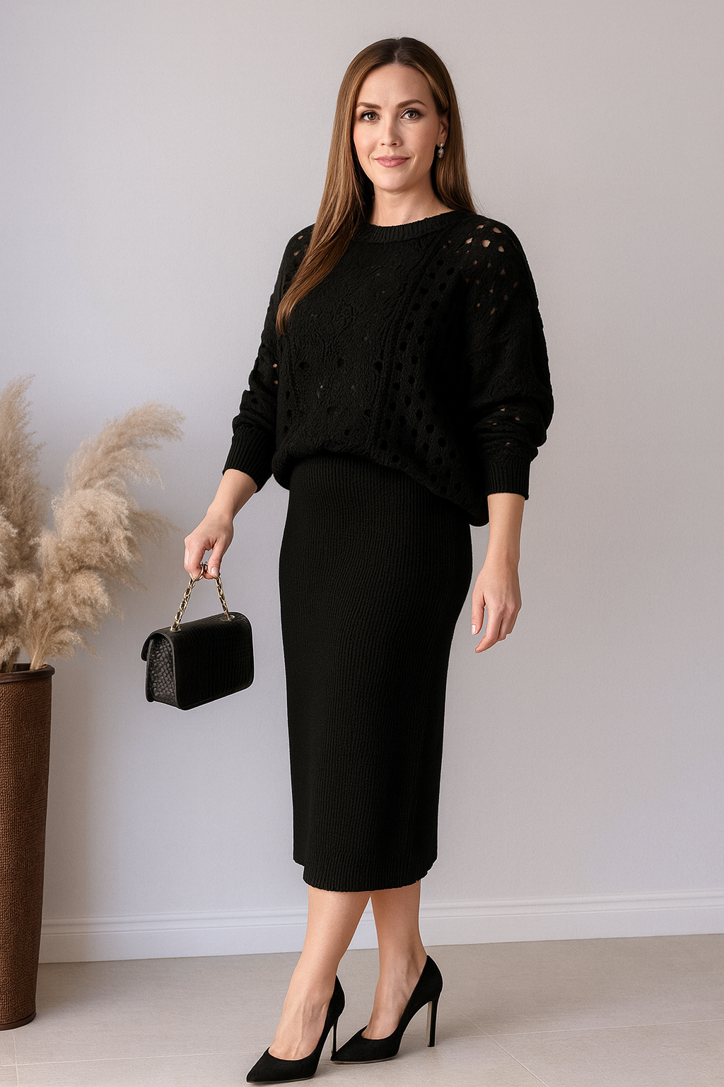 Triplechic™ Knit Skirt Set