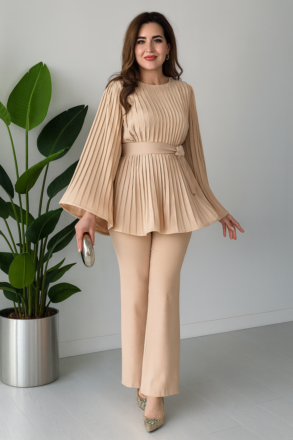 Triplechic™ Pleated Batwing Swing Set