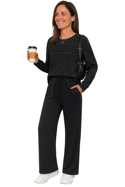 Triplechic™ Luxe Lounge Wide-Leg Set