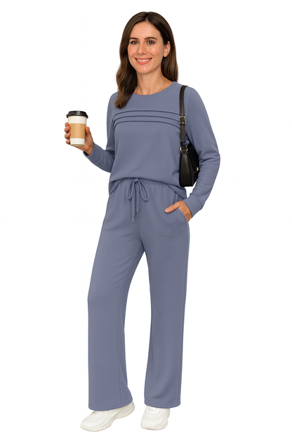 Triplechic™ Luxe Lounge Wide-Leg Set