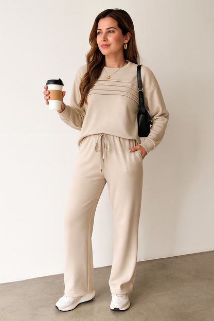 Triplechic™ Luxe Lounge Wide-Leg Set