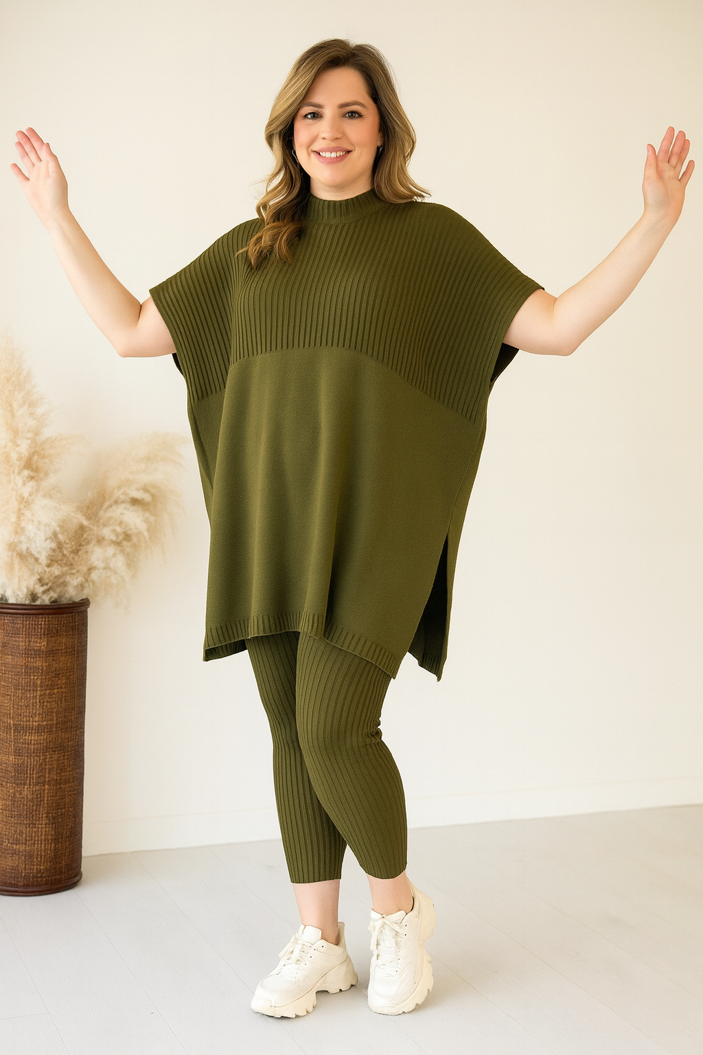 Triplechic™ Plus Lounge Sweater Set