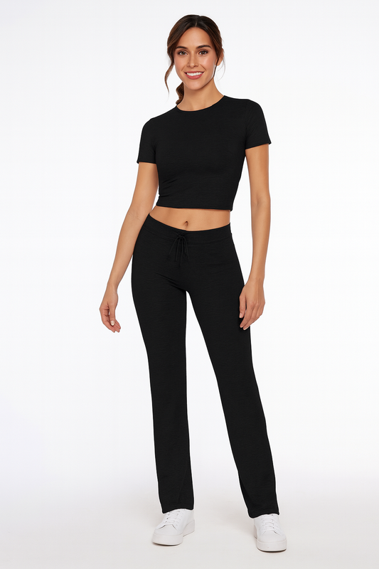 Triplechic™ American Basic T-Shirt & Pants Set