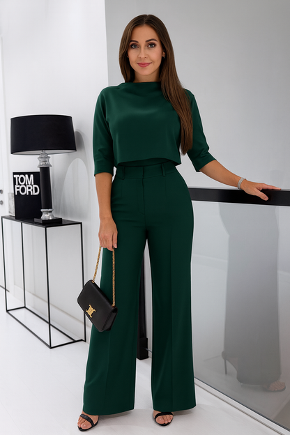 Triplechic™ High-Waist Wide-Leg Chic Set