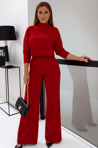 Triplechic™ High-Waist Wide-Leg Chic Set