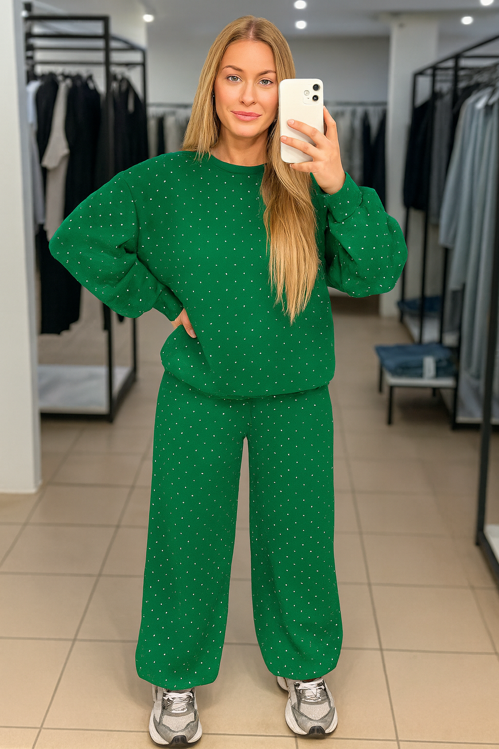 Triplechic™ Sparkle Drawstring Two-Piece Set