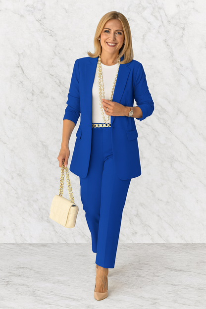 Triplechic™ Classic Cardigan Suit Set
