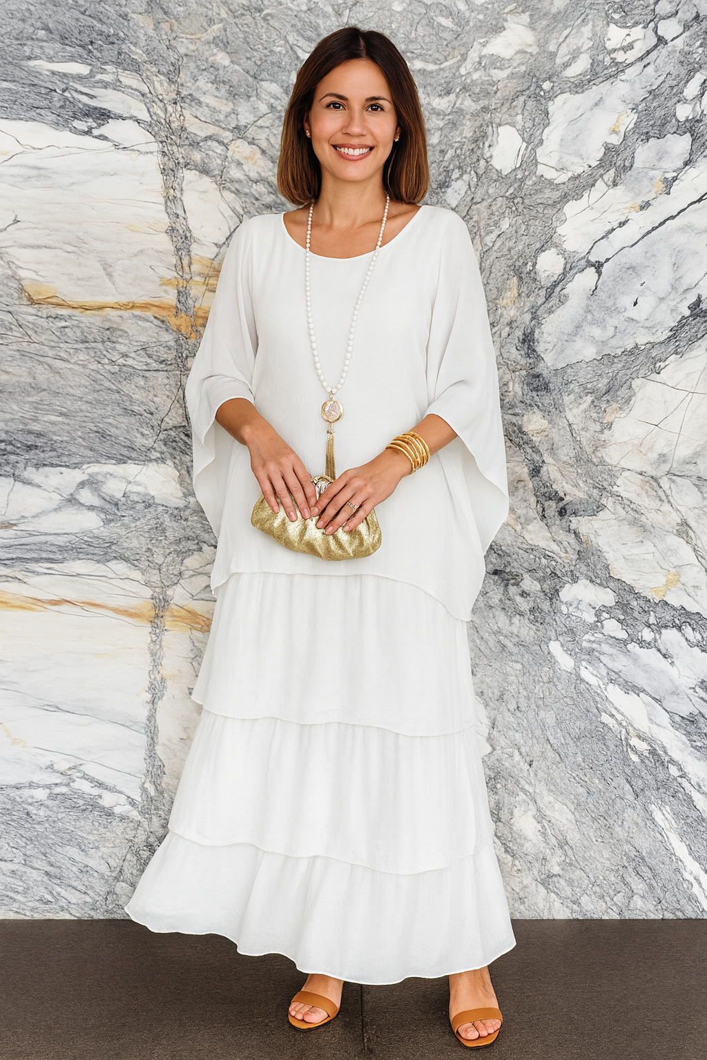 Triplechic™ Elegant Batwing Dress