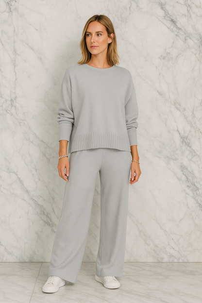 Triplechic™ Knit Luxe Wide-Leg Set