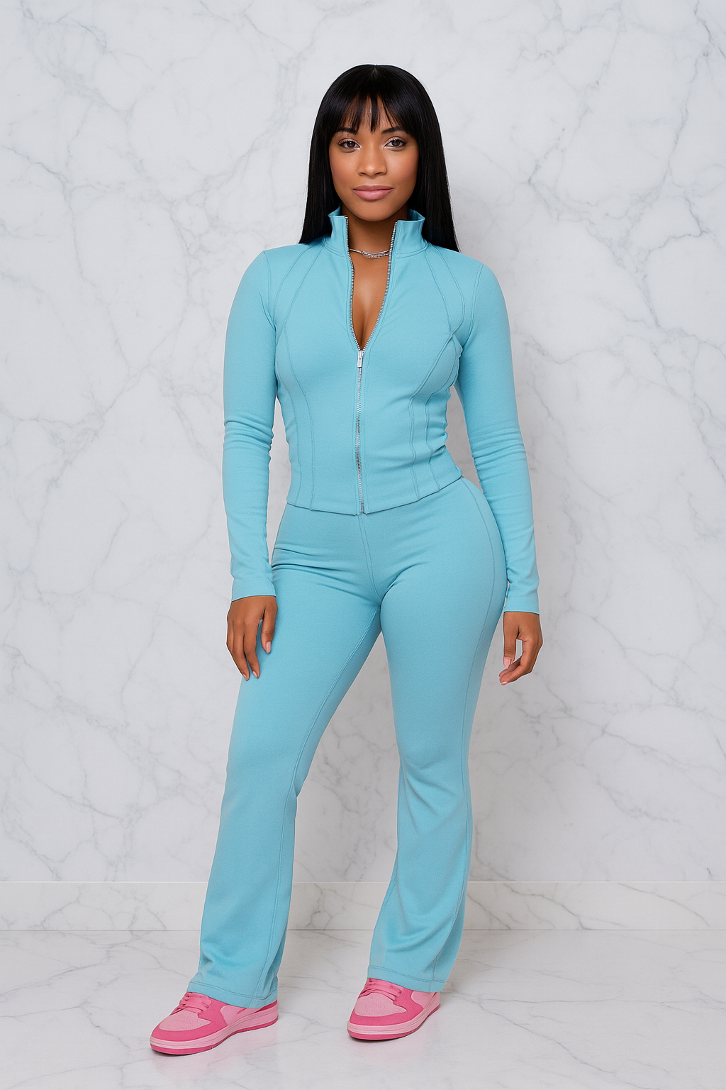 Triplechic™ Flare-Fit Two-Piece Suit