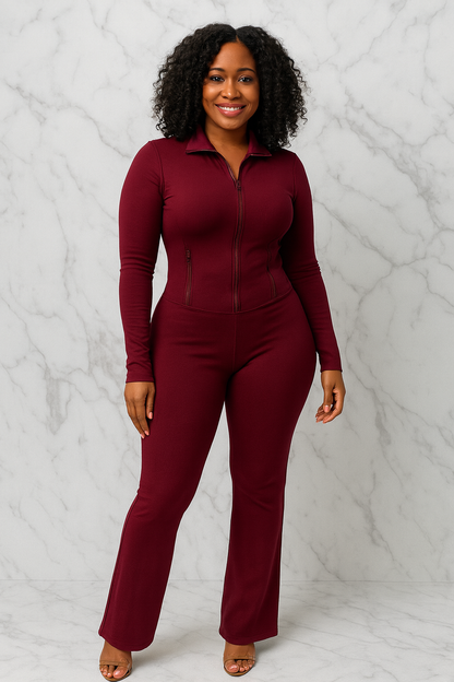 Triplechic™ Flare-Fit Two-Piece Suit
