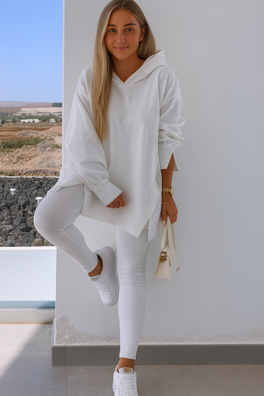 Triplechic™ Slit Comfort Hoodie Set