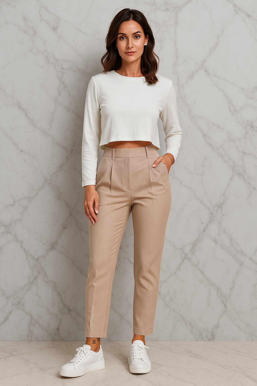 Triplechic™ Striped Versatility Casual Pants