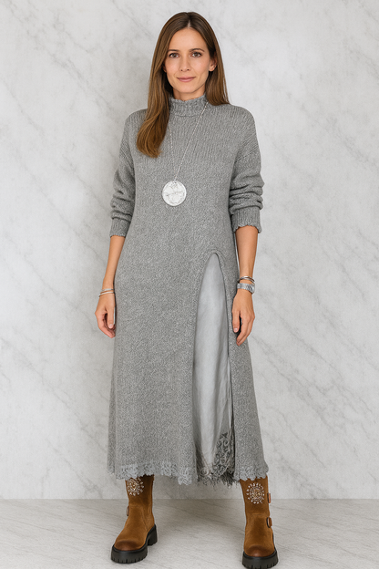 Triplechic™ Woolen Suspender Skirt Set