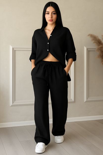 Triplechic™ Wide-Leg Elegance Set