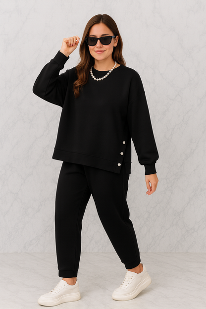 Triplechic™ MetalEase Buttoned Lounge Set