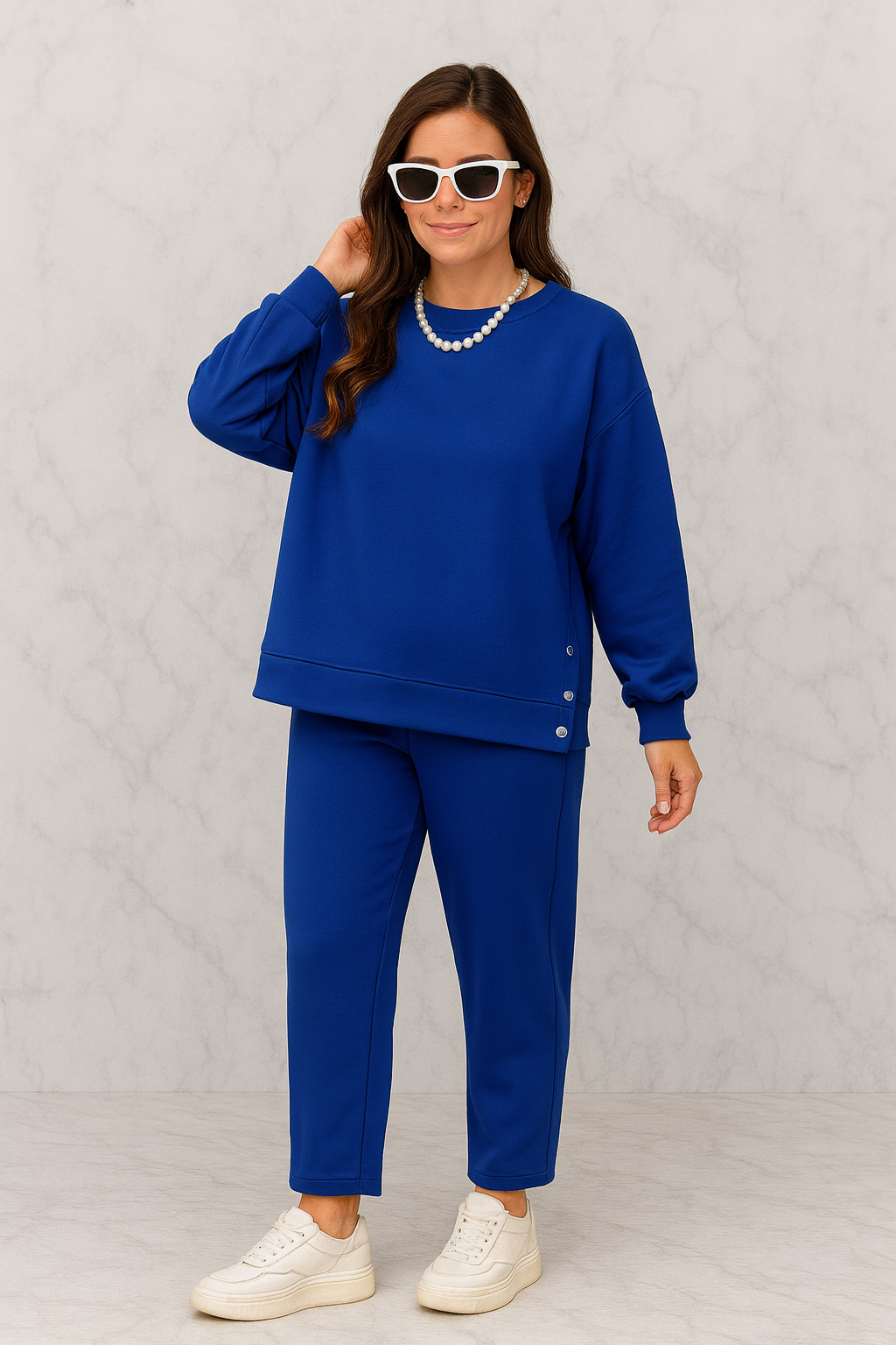 Triplechic™ MetalEase Buttoned Lounge Set