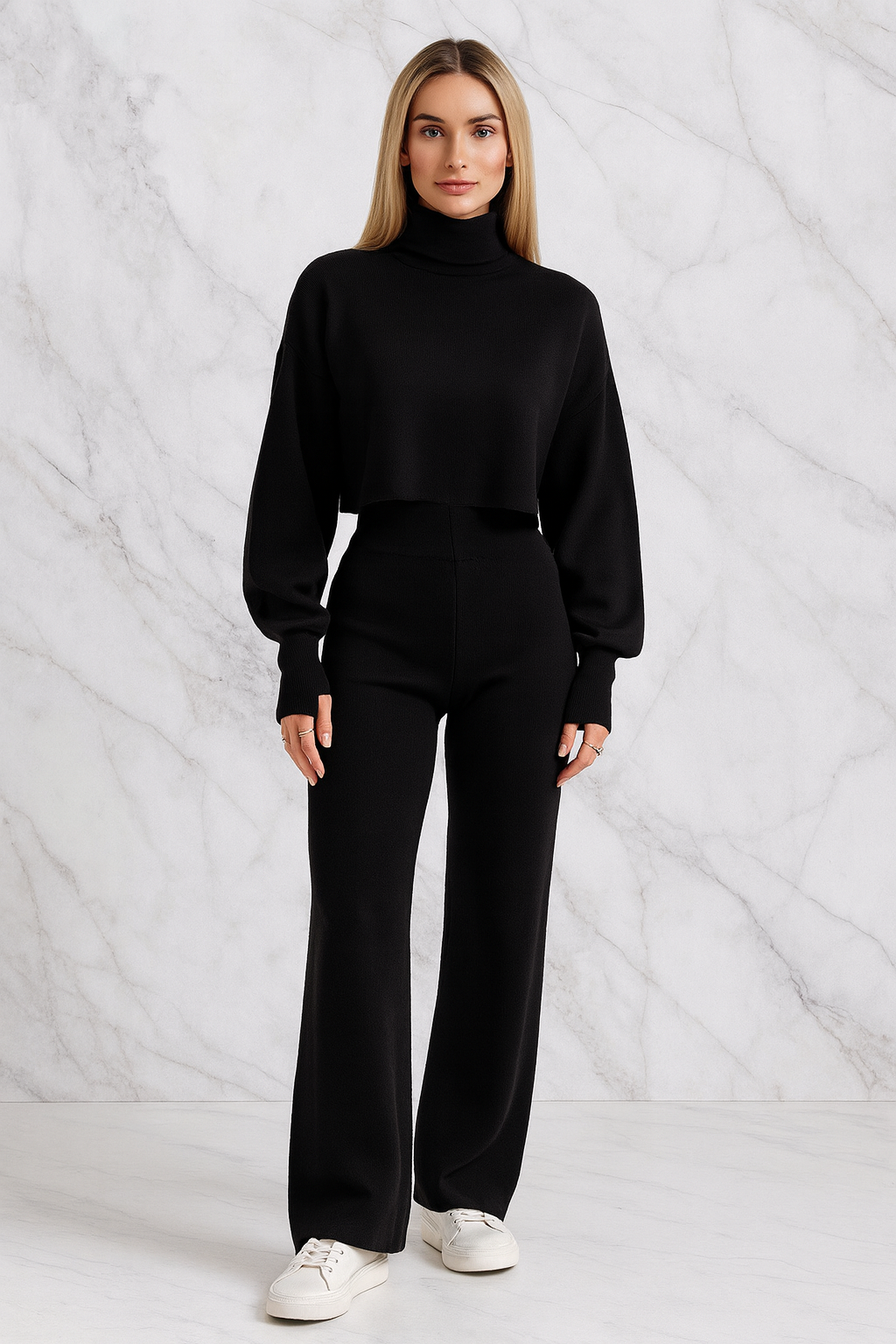 Triplechic™ Cozy Turtleneck Lounge Set