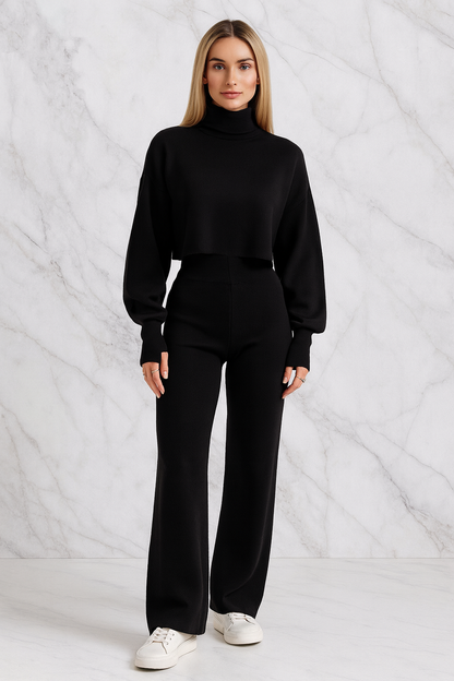 Triplechic™ Cozy Turtleneck Lounge Set