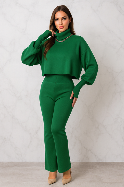 Triplechic™ Cozy Turtleneck Lounge Set