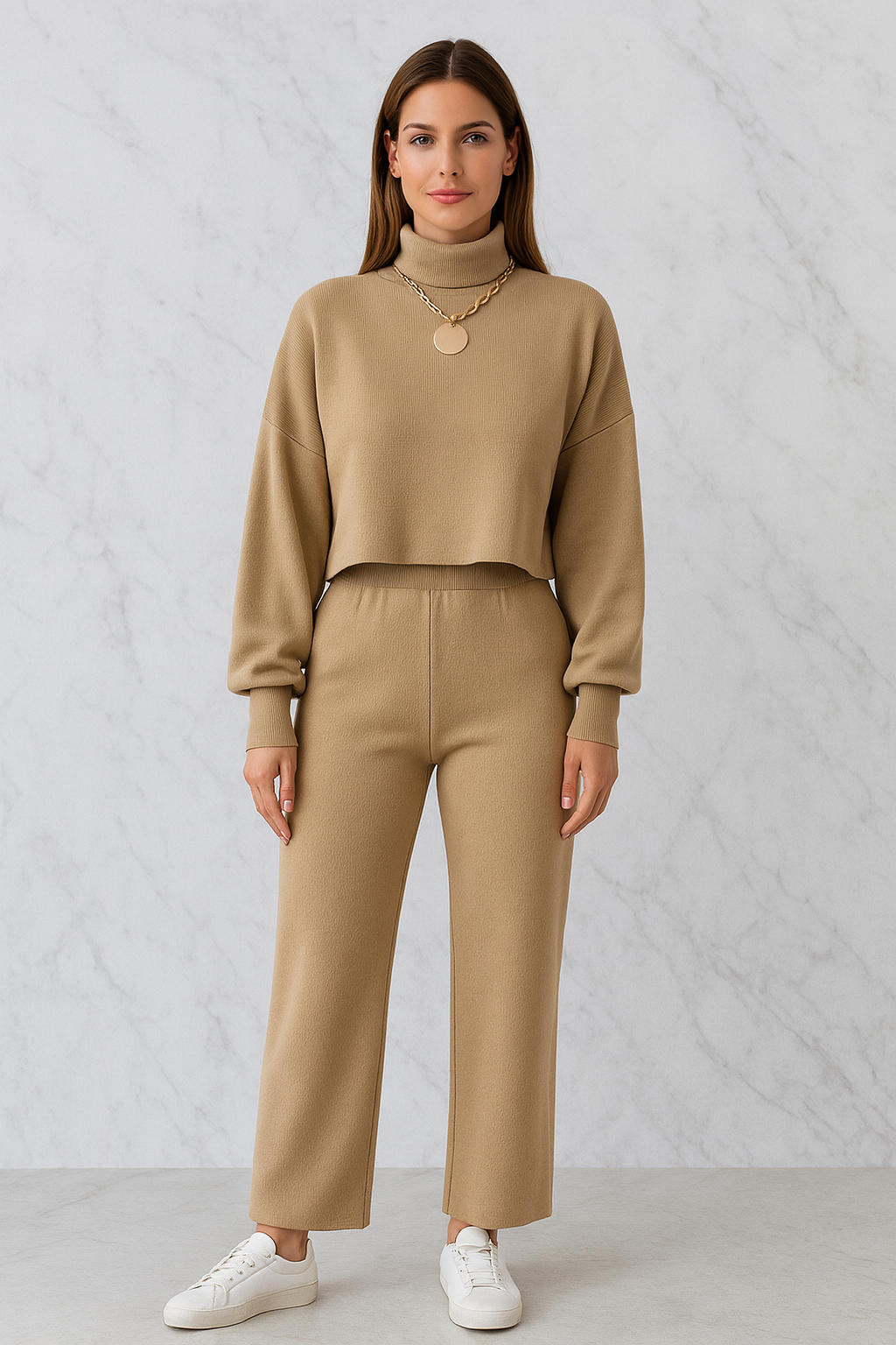 Triplechic™ Cozy Turtleneck Lounge Set