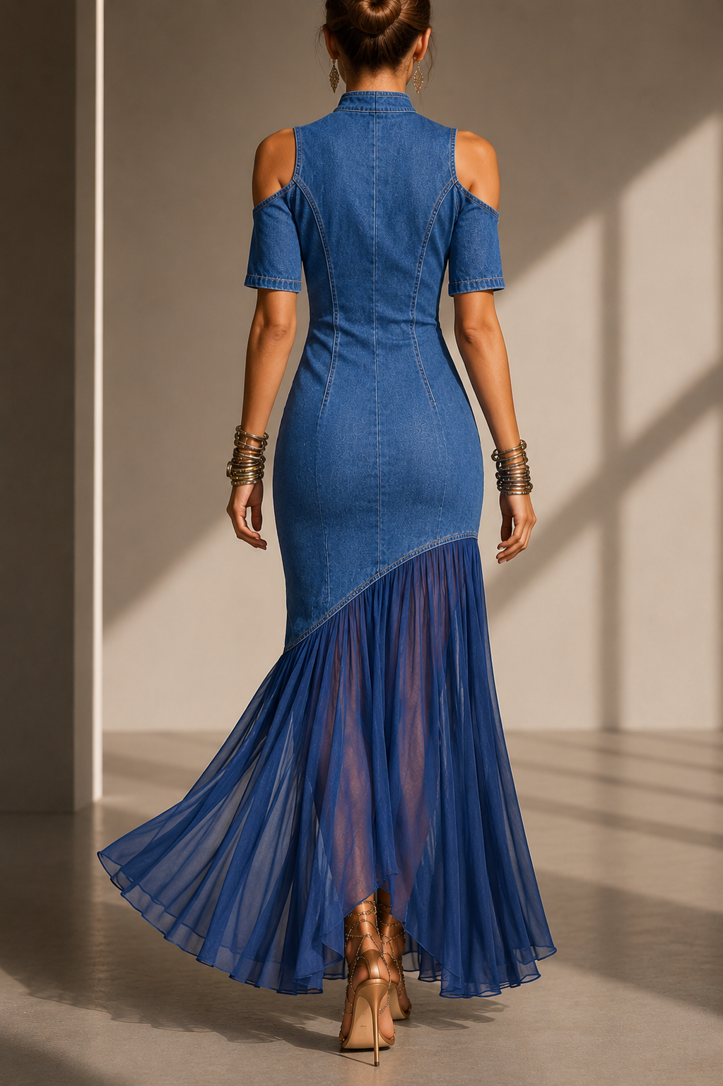 Triplechic™ OffMesh Contour Dress