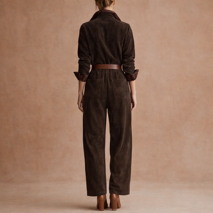 Triplechic™ HeritagePlaid Jumpsuit Dress
