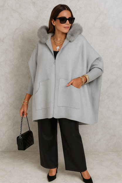 Triplechic™ Long Hooded Cardigan
