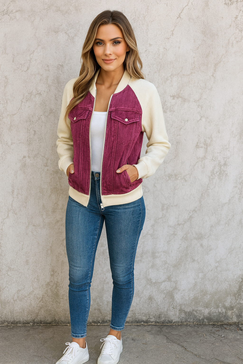 Triplechic™ Raglan Denim Jacket