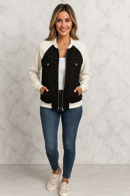 Triplechic™ Raglan Denim Jacket