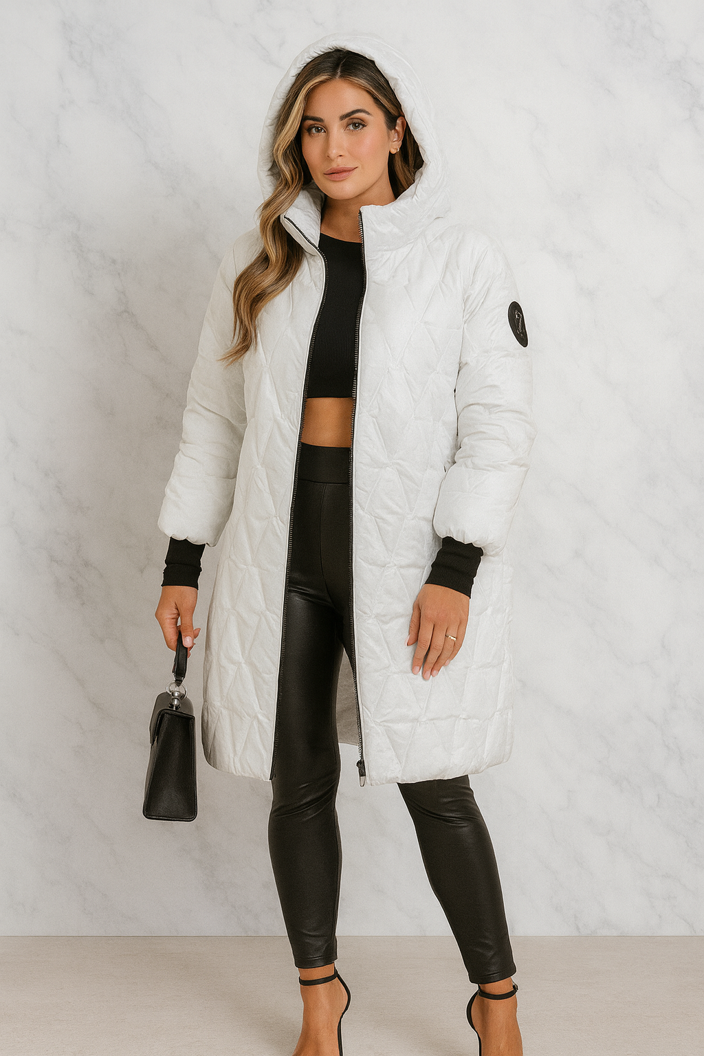 Triplechic™ Patchwork Hooded Jacket