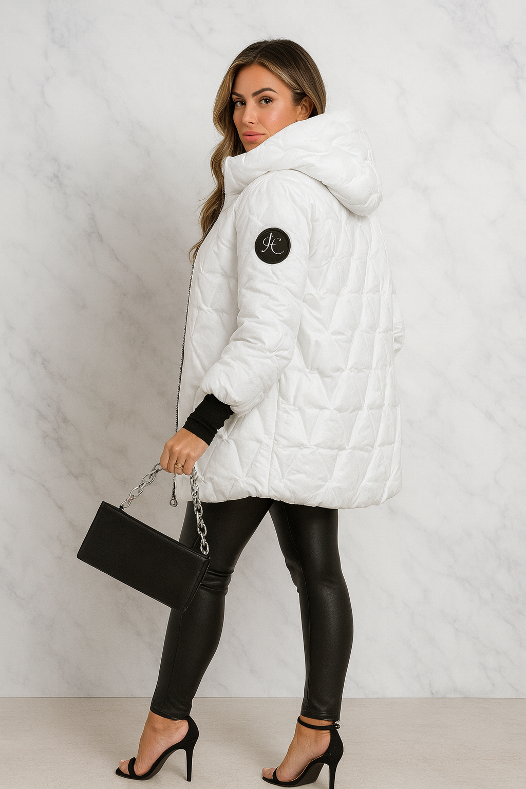 Triplechic™ Patchwork Hooded Jacket