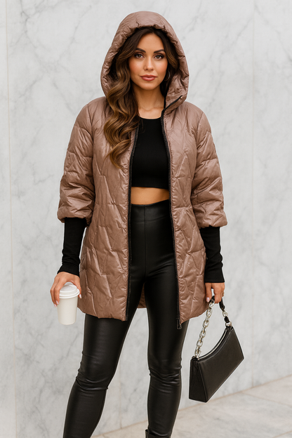 Triplechic™ Patchwork Hooded Jacket