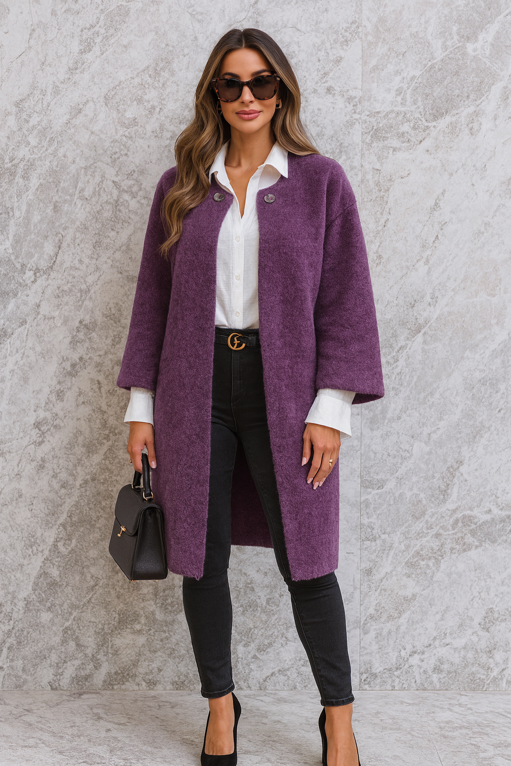 Triplechic™ Cropped Cashmere Cardigan