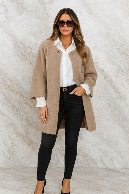 Triplechic™ Cropped Cashmere Cardigan