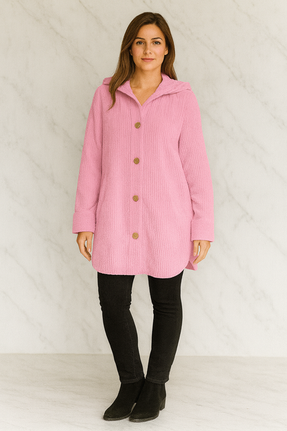 Triplechic™ Hooded Corduroy Casual Jacket