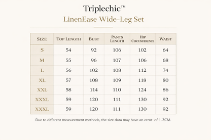 Triplechic™ LinenEase Wide-Leg Set